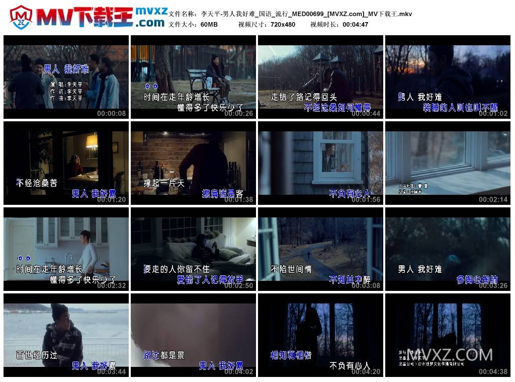 李天平-男人我好难_国语_流行_MED00699